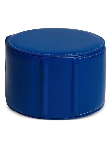  Kross Studio Chromatic Leather Cylindrical Watch Roll - Blue 