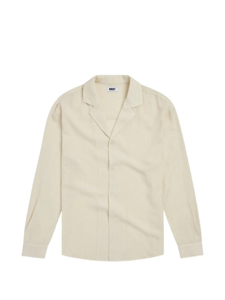  Krost Textured Camp Shirt - Neutrals 