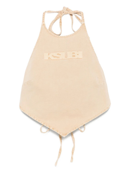  Ksubi Bolt Halter-neck Tie Top - Neutrals 