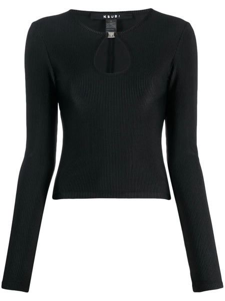 Ksubi Charmed Keyhole Top - Black 