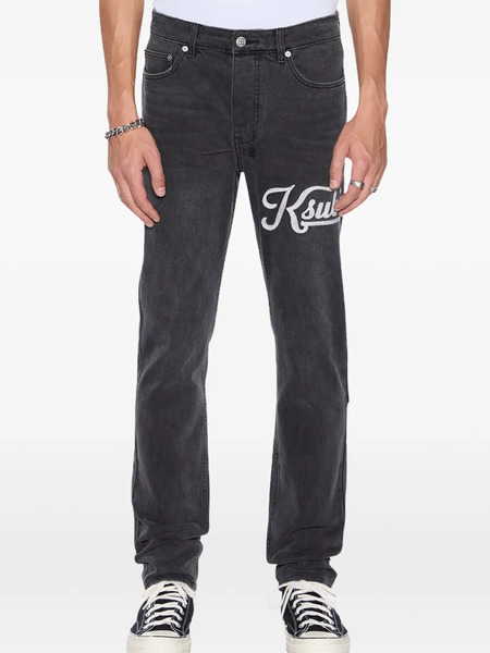  Ksubi Chitch Logo-embroidered Jeans - Grey 