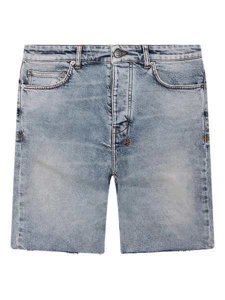  Ksubi Chopper Frayed-hem Shorts - Blue 