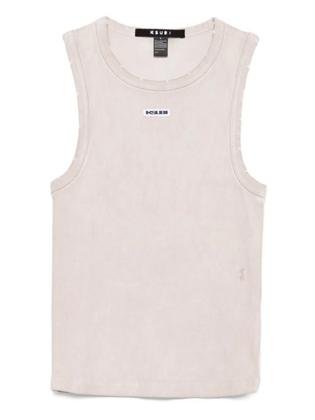  Ksubi Labels Syndicate Xtra Bloom Ribbed Top - Pink 