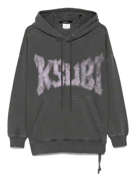  Ksubi Logo-print Drawstring Hoodie - Grey 