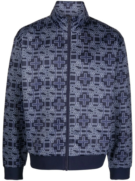  Ksubi Monogram Zip-up Sports Jacket - Blue 