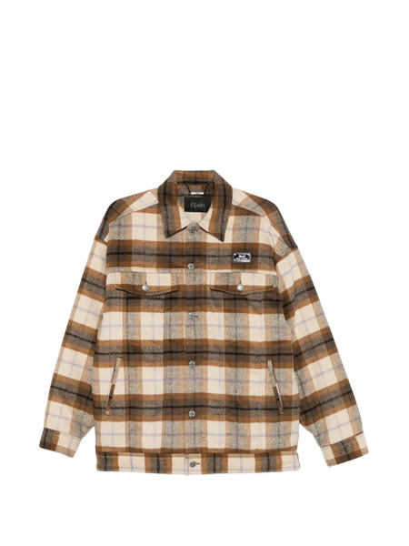  Ksubi Plaid Oversized Jacket - Neutrals 