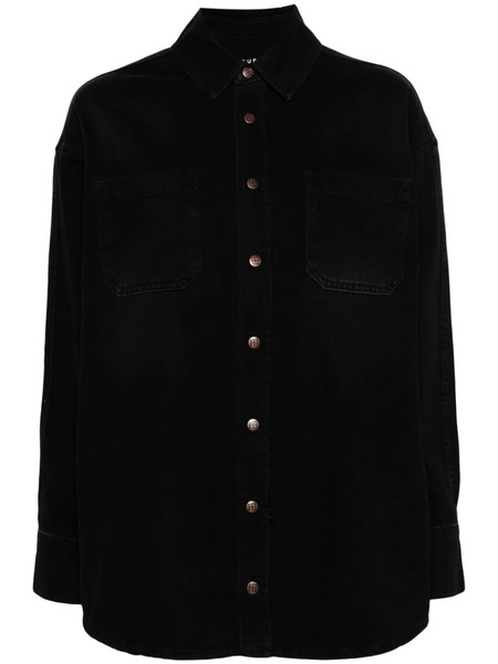  Ksubi Press-stud Cotton Shirt - Black 