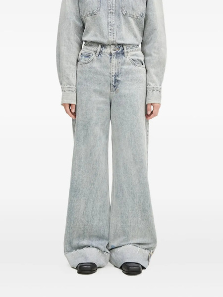  Ksubi Strider Worn Cuffed Jeans - Blue 