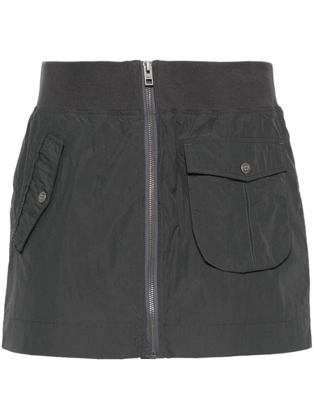  Ksubi Zip-up Mini Skirt - Grey 