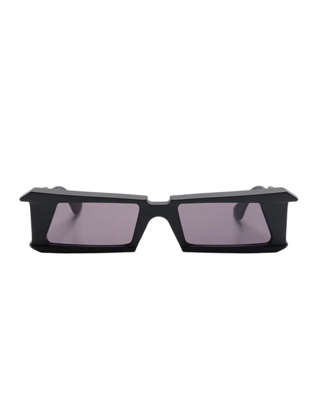  Kuboraum Geometric-frame Sunglasses - Black 