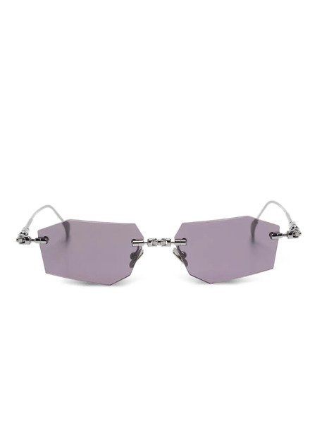  Kuboraum Geometric-frame Sunglasses - Grey 