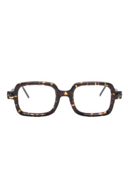  Kuboraum Maske P2 Square-frame Glasses - Brown 
