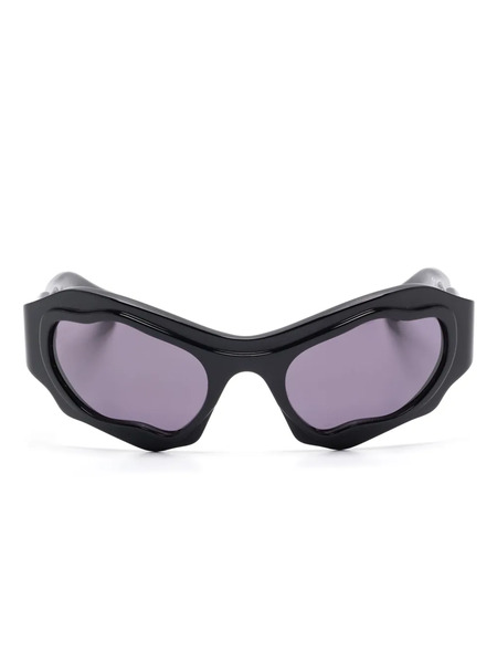  Kuboraum Oversize-frame Sunglasses - Black 