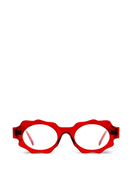  Kuboraum Shaped Glasses - Red 