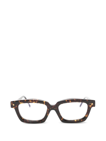  Kuboraum Square-frame Glasses - Brown 