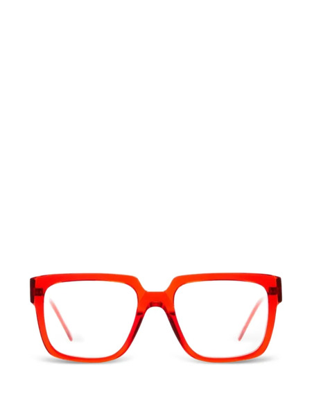  Kuboraum Square-frame Glasses - Red 
