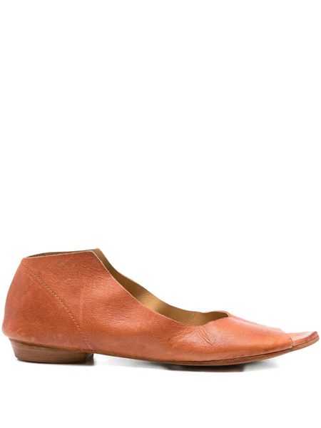  Kudeta Open-toe Flats - Brown 