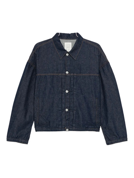  Kuro Dense Button-fastening Denim Jacket - Blue 