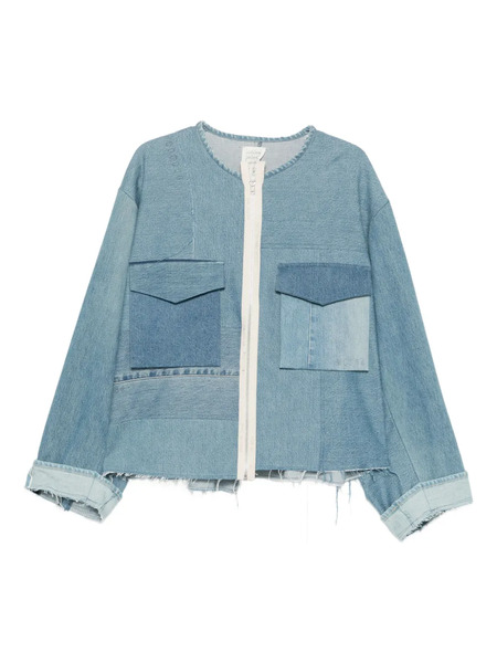  Kuro Remake Mark Ii Frayed Denim Jacket - Blue 