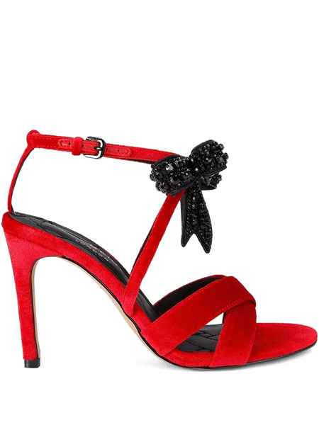  Kurt Geiger London Bow Embellished Pumps - Red 