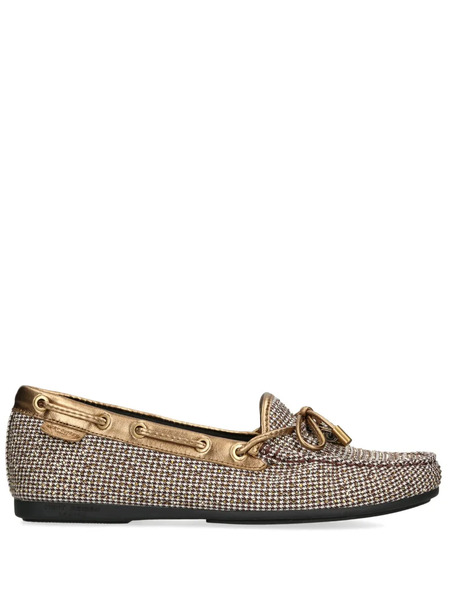  Kurt Geiger London Eagle Leather Moccasins - Neutrals 