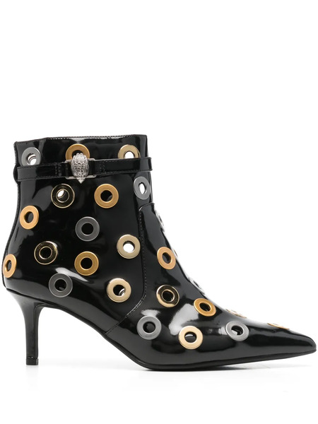  Kurt Geiger London Eyelet Strap Boots - Black 