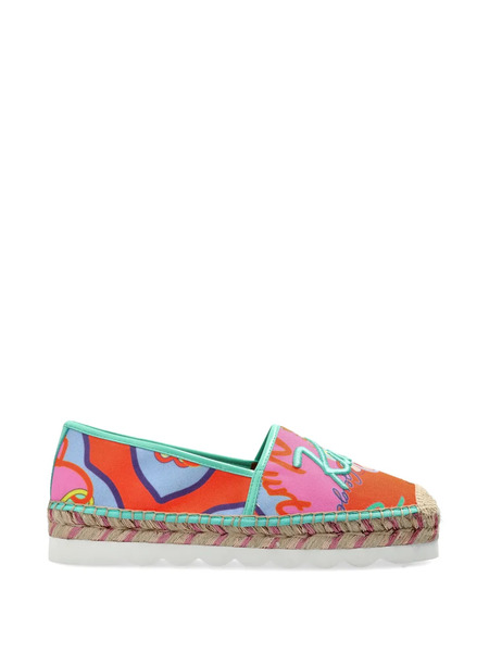  Kurt Geiger London Kurt Cleated Printed Espadrille - Orange 