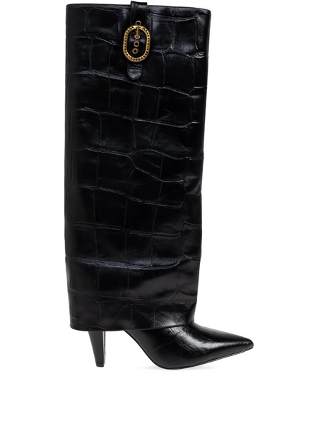  Kurt Geiger London Leather Knee-high Boots - Black 