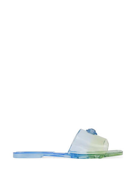 Kurt Geiger London Maddison Logo-patch Slides - Blue 