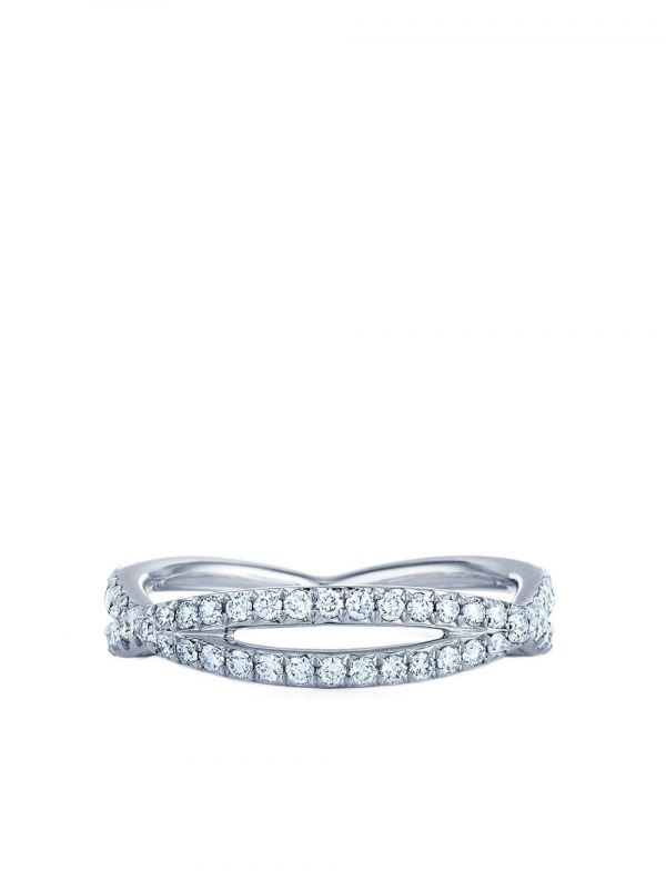  Kwiat 18kt White Gold Diamond Fidelity Ring - Silver 