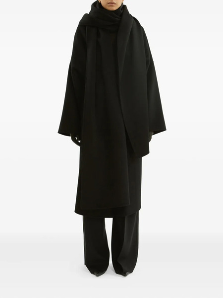  La Collection Wool Scarf - Black 