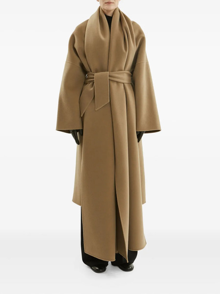  La Collection Wool Scarf - Brown 