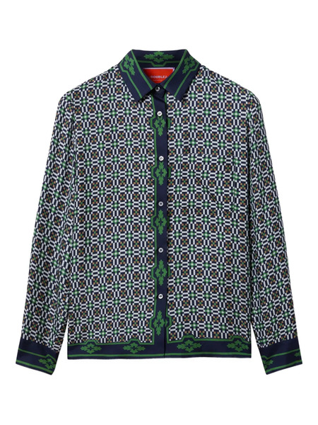  La Doublej Boy Silk Shirt - Green 