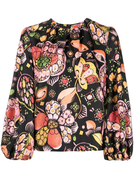  La Doublej Charming Silk Blouse - Black 