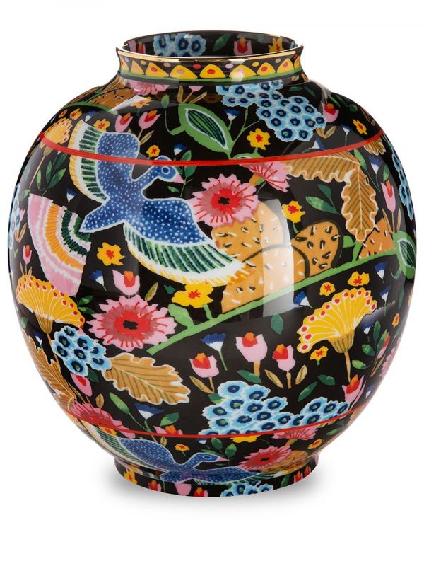  La Doublej Colombo Bubble Vase (23cm) - Black 
