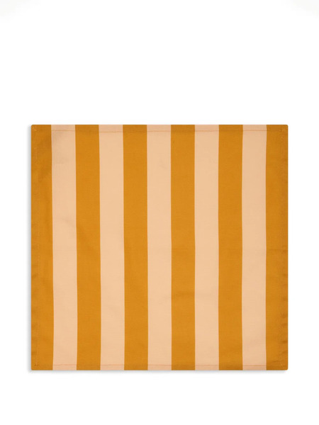  La Doublej Contrada-print Napkin (set Of Two) - Orange 