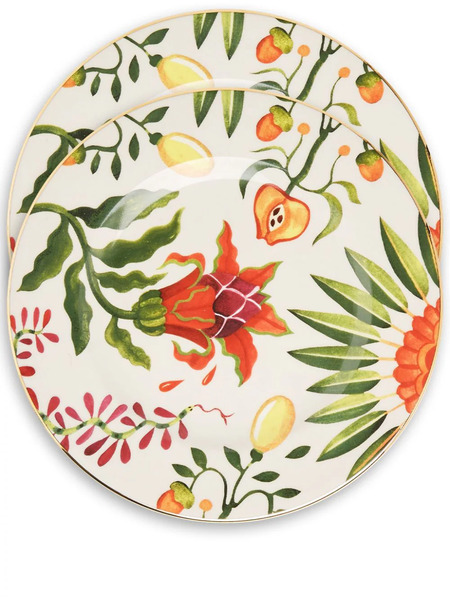  La Doublej Eden Dinner Plates (set Of Two) - White 