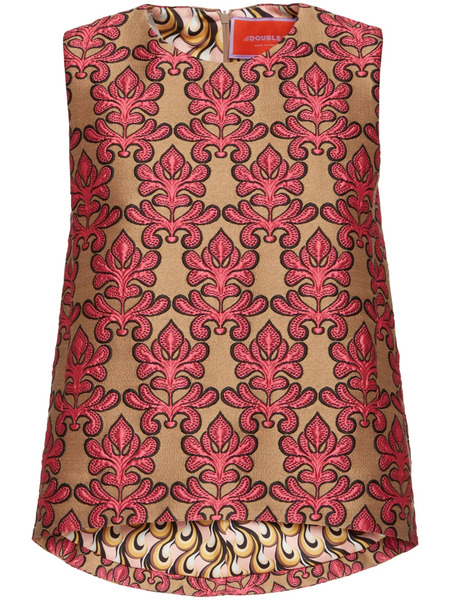  La Doublej Jacquard Top - Pink 