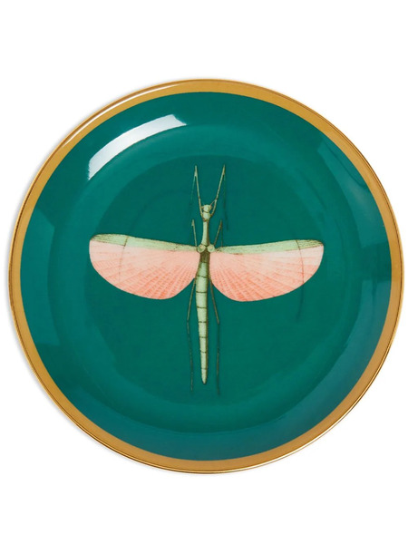  La Doublej Libellula Mini Plate - Green 