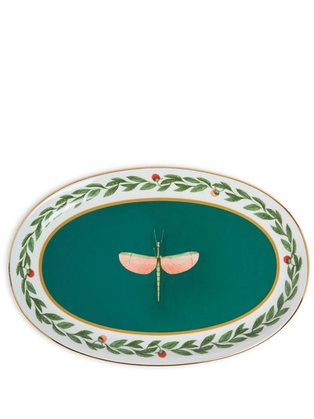  La Doublej Libellula Oval Platter - White 