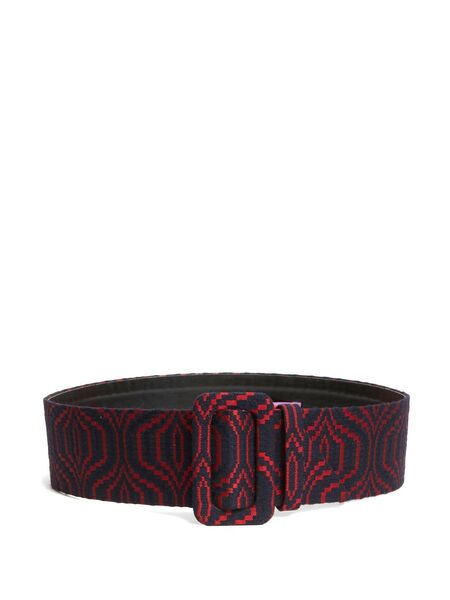  La Doublej Medium Jacquard Belt - Blue 
