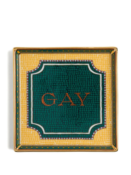  La Doublej Square-shape Mini Tray (10cm X 10cm) - Green 