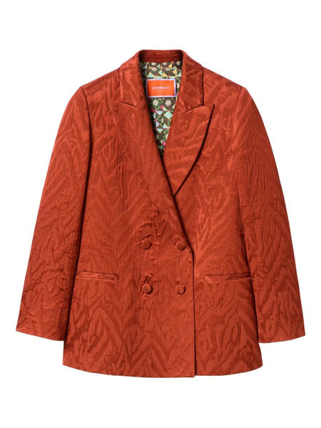  La Doublej Textured Double-breasted Jacket 
