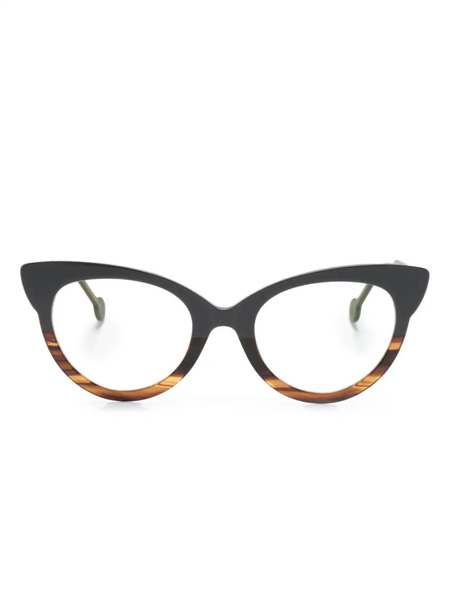  L.a. Eyeworks Archie Cat-eye Glasses - Grey 