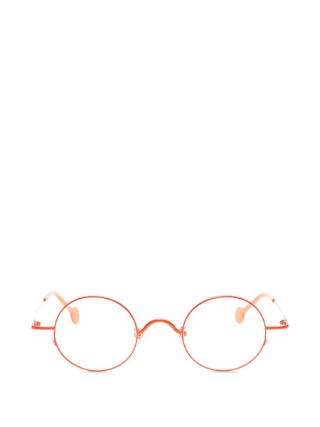  L.a. Eyeworks Button Round-frame Glasses - Orange 