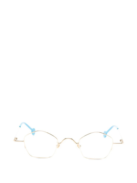  L.a. Eyeworks Casoni Geometric-frame Glasses - Gold 