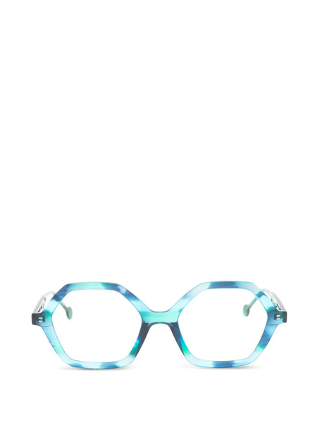  L.a. Eyeworks Crumpet Geometric Glasses - Blue 