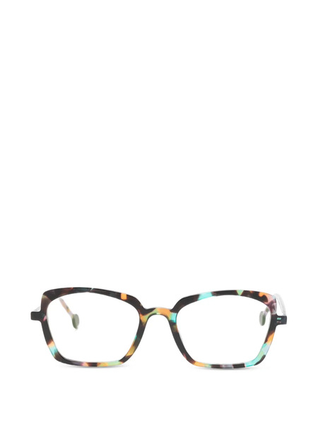  L.a. Eyeworks Geometric-frames Glasses - Brown 