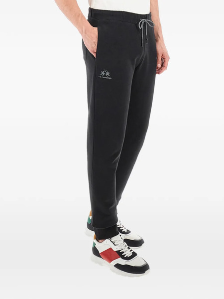  La Martina Drawstring Track Pants - Black 