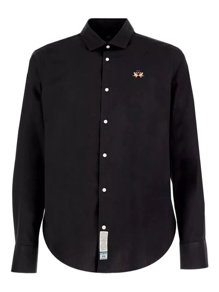  La Martina Garrick Buttoned Shirt - Black 